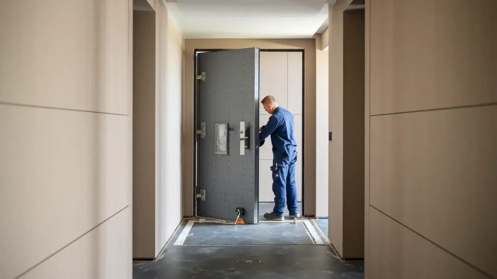 Installation de porte blindée Luxembourg