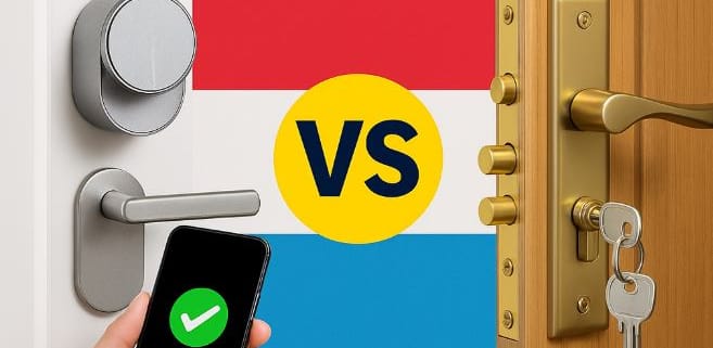 Serrures connectées vs classiques
